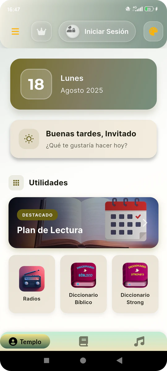 Captura 1 de Biblia y Himnos Pro