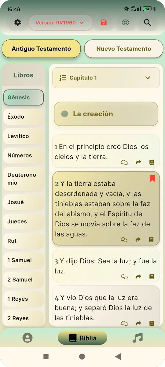 Captura 2 de Biblia y Himnos Pro