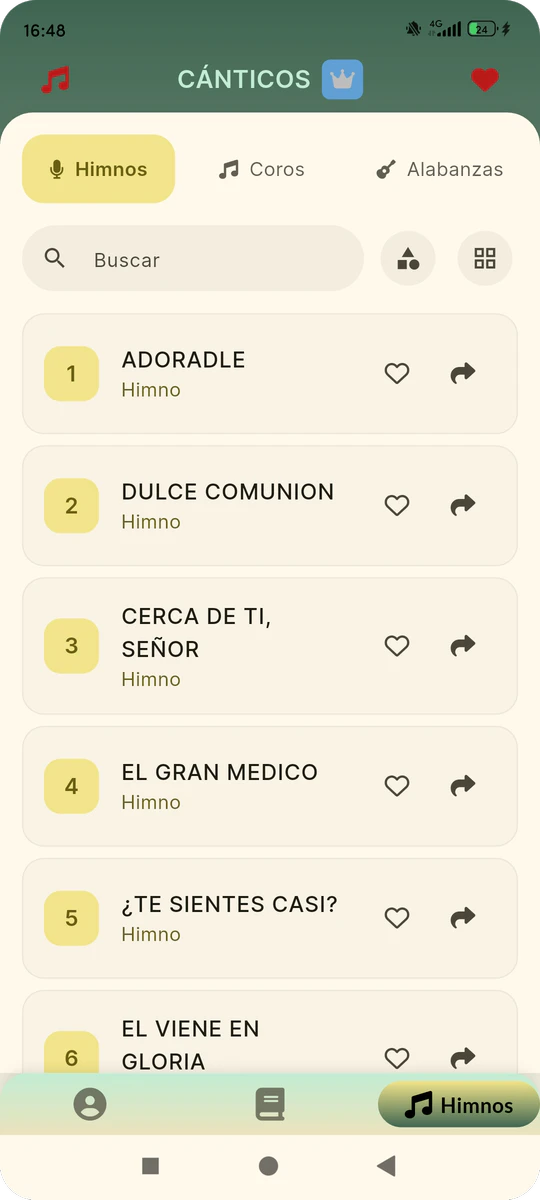 Captura 3 de Biblia y Himnos Pro